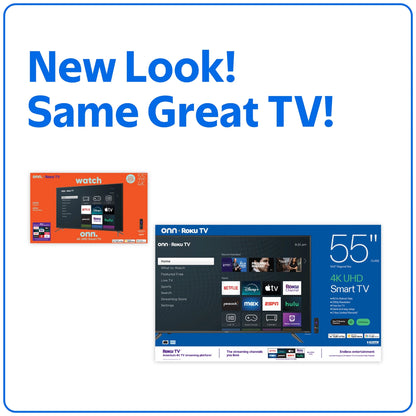 55” Class 4K UHD (2160P) LED Roku Smart Television HDR (100012586)