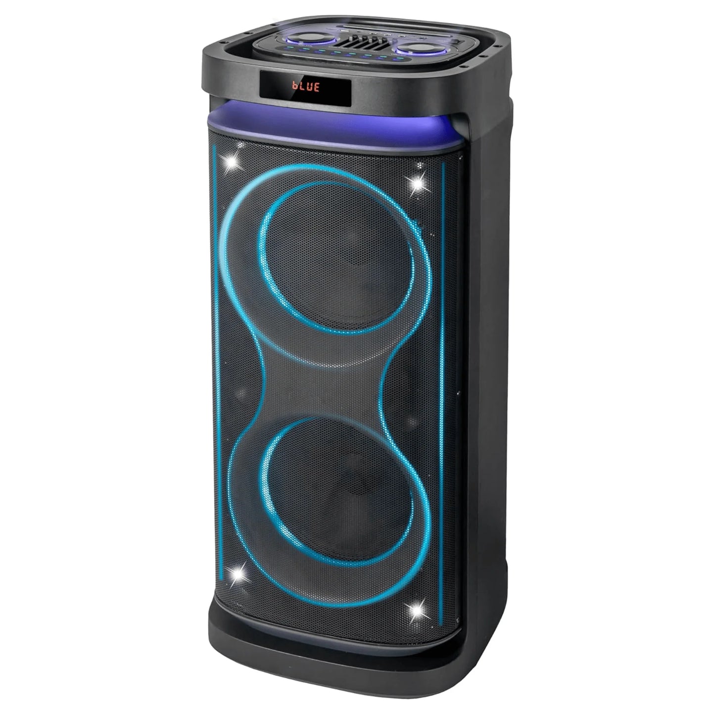 IQ Sound 2X10-Inch Portable Bluetooth DJ Speaker