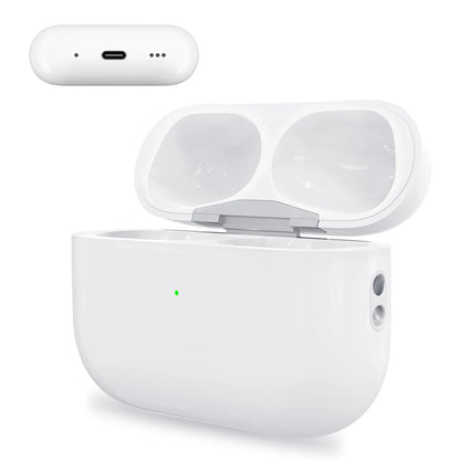 Wireless Charging Case for AirPods Pro 2nd and 1st Gen with Bluetooth-Compatible Pairing Sync Button Charger Case 450mAh Battery