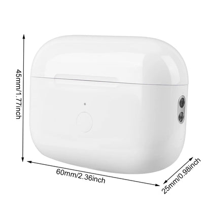 Wireless Charging Case for AirPods Pro 2nd and 1st Gen with Bluetooth-Compatible Pairing Sync Button Charger Case 450mAh Battery
