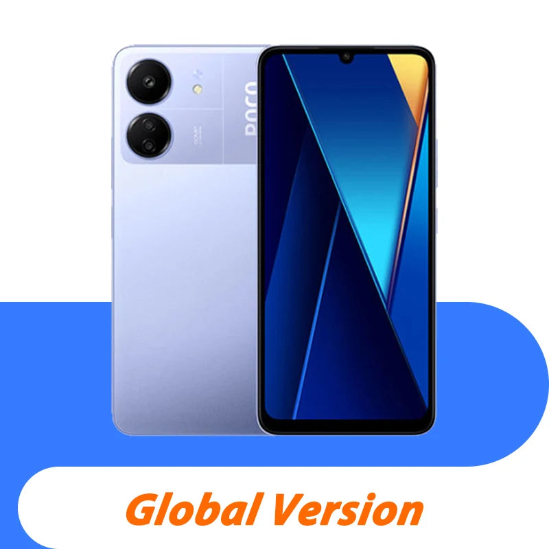 Global Version POCO C65 MediaTek Helio G85 6.74" Dot Drop Display 50MP Camera 5000mAh Large Battery 3.5mm headphone jack