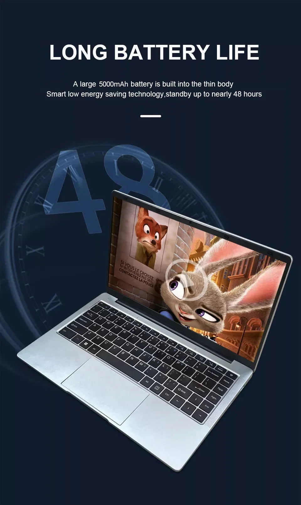 2025 Laptop Computer Windows 11 Notebook 14.1 Inch Intel Atom A3950 12GB 512GB 1920*1080 Resolution Office Study PC computer