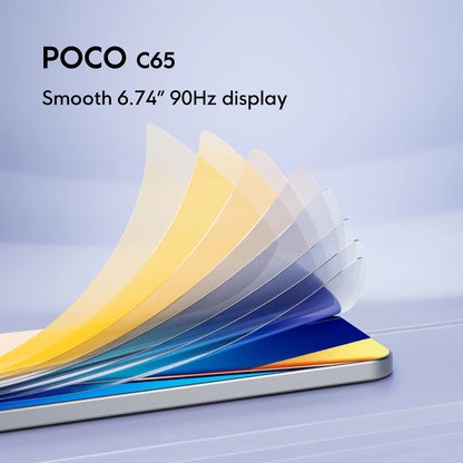 Global Version POCO C65 MediaTek Helio G85 6.74" Dot Drop Display 50MP Camera 5000mAh Large Battery 3.5mm headphone jack