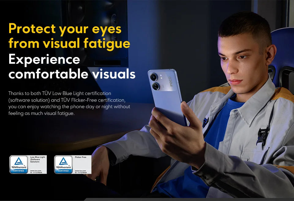 Global Version POCO C65 MediaTek Helio G85 6.74" Dot Drop Display 50MP Camera 5000mAh Large Battery 3.5mm headphone jack