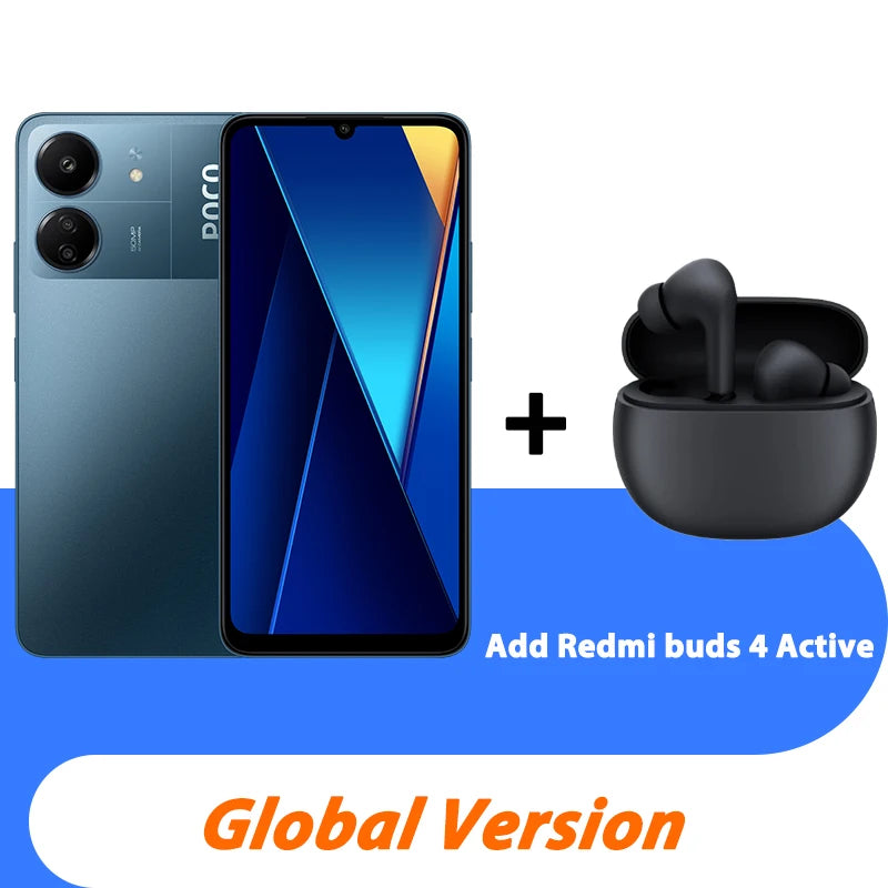 Global Version POCO C65 MediaTek Helio G85 6.74" Dot Drop Display 50MP Camera 5000mAh Large Battery 3.5mm headphone jack