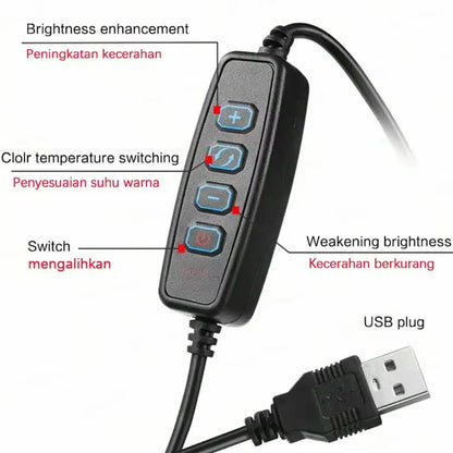 10inch Selfie Ring Light Photography Fill Light Led Ring Lamp with Pan tilt for Video Recording Live Broadcast Selfie Ringlights