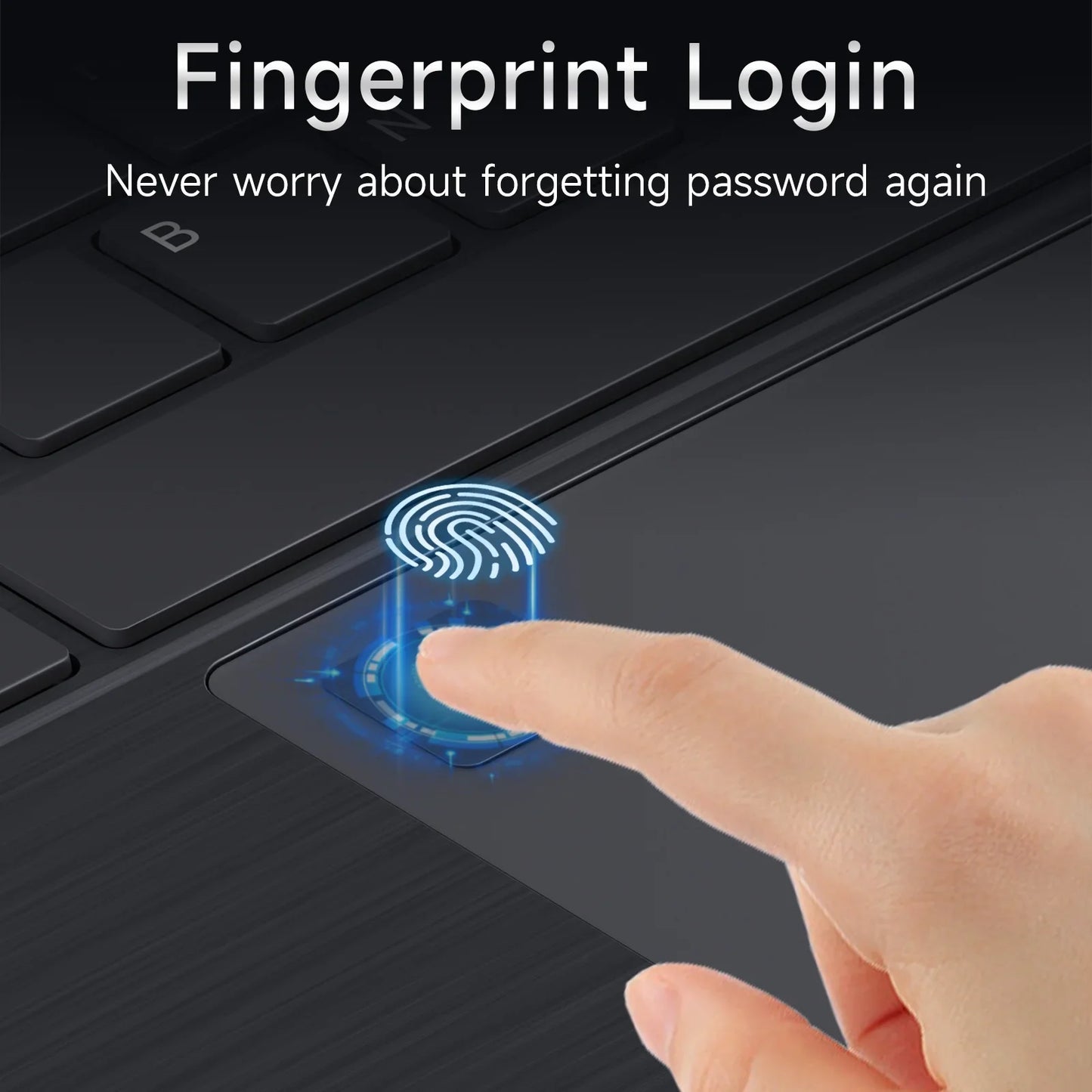 LENO NEW 15.6" Portable Laptop Intel 6500Y 32GB RAM 2TB SSD 5000mAh Office Windows11 Notebook PC Gamer with Backlit Fingerprint