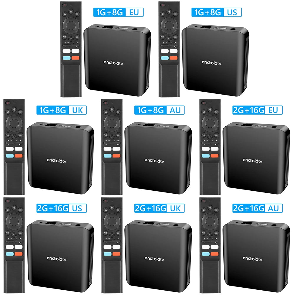 TV98 ATV PLUS Set-top Box Android 14.0 TV Box Allwinner H313 Quad Core 4K HD Media Player Dual WIFI BT5.0 1G8G/2G16G  ﻿