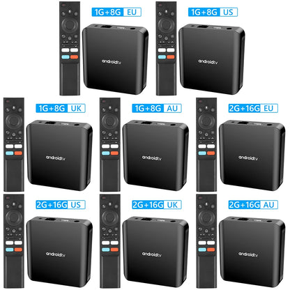 TV98 ATV PLUS Set-top Box Android 14.0 TV Box Allwinner H313 Quad Core 4K HD Media Player Dual WIFI BT5.0 1G8G/2G16G  ﻿