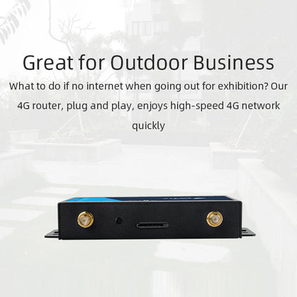 4G WiFi Router Industrial Grade 4G Broadband Wireless Router 4G LTE CPE Router With Sim Card Slot Antenna Firewall Protection