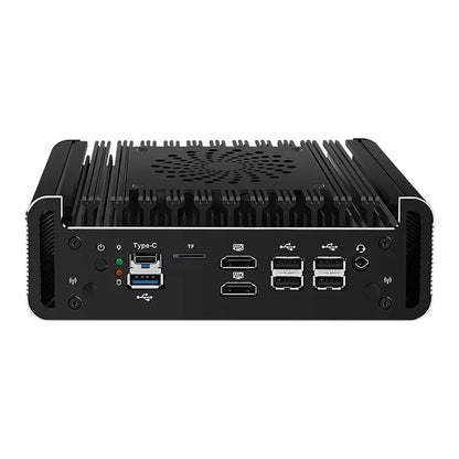 Topton 2x10G SFP Solid Firewall Router Intel i3 N355 N305 N150 2xi226-V 2.5G Mini PC 2xNVMe 2HD DDR5 pfSense Proxmox ESXi AES-NI