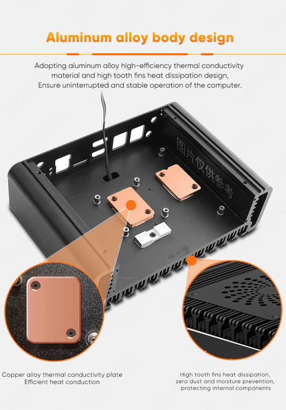 Topton 2x10G SFP Solid Firewall Router Intel i3 N355 N305 N150 2xi226-V 2.5G Mini PC 2xNVMe 2HD DDR5 pfSense Proxmox ESXi AES-NI