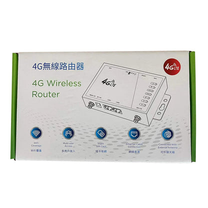 4G WiFi Router Industrial Grade 4G Broadband Wireless Router 4G LTE CPE Router With Sim Card Slot Antenna Firewall Protection