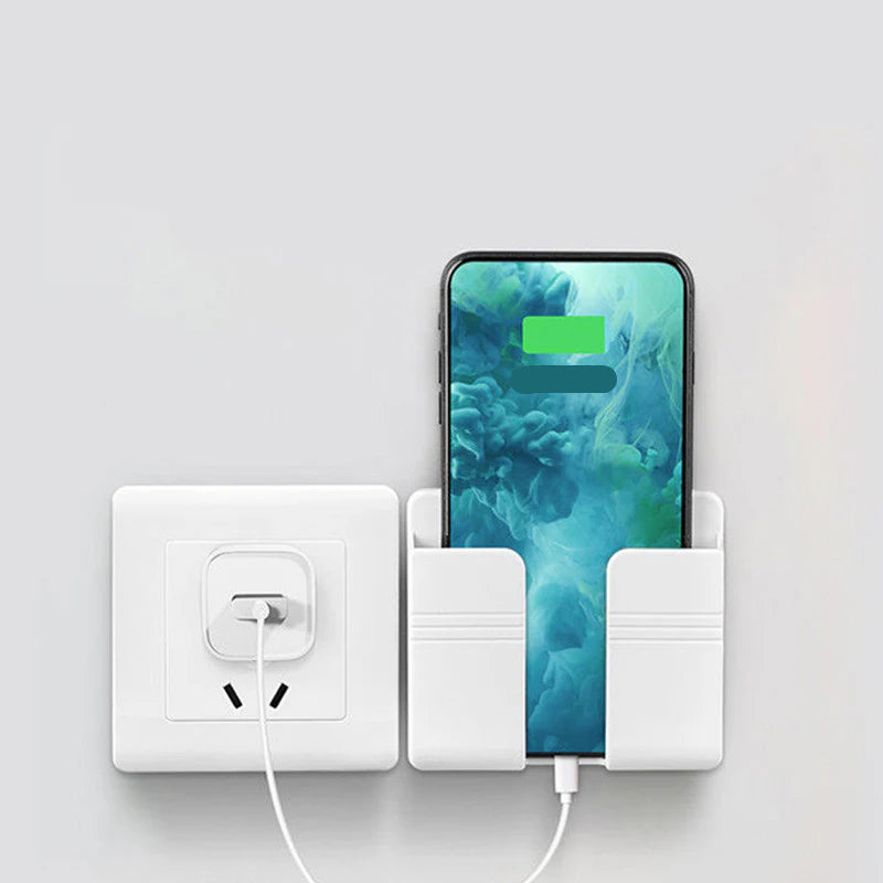 Mobile Phone Charging Storage Rack Punch-Free Sticky Storage Box