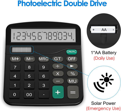 Calculator, Standard Function Calculator (Black)